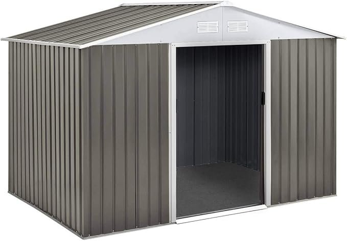 Caseta metálica para jardín Dallas 8,84 m²