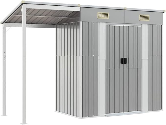 vidaXL Cobertizo jardín 277x107x181 cm
