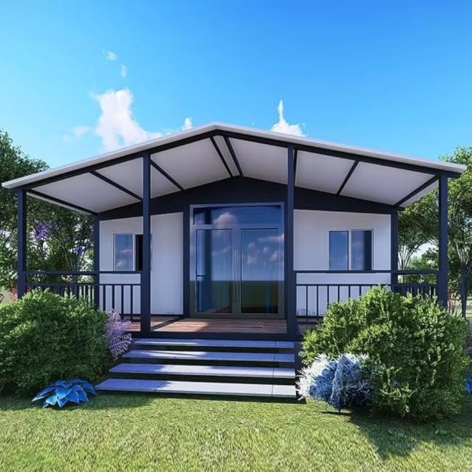 Casa prefabricada modular expandible pequeña con 1-3 dormitorios, cocina completa y baño - Contenedor portátil