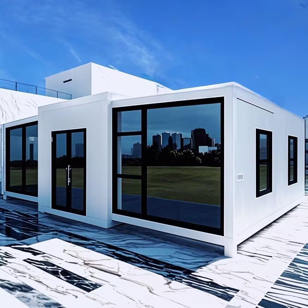 Contenedor prefabricado plegable para mini casa de 3 dormitorios